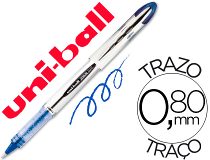 Bolígrafo roller uni-ball visión UB-200 tinta azul 0,8 mm.